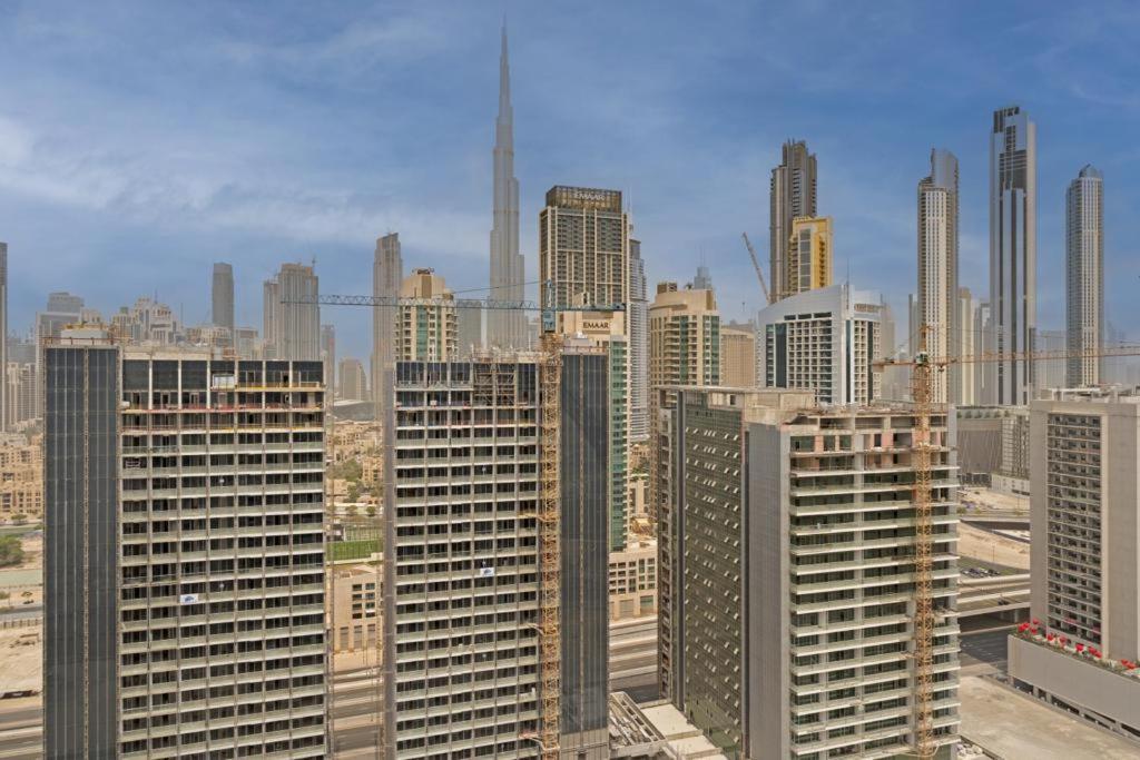 Brand New 1Br- Business Bay - Burj Khalifa View Apartman Dubaj Kültér fotó